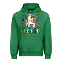 Emerald it's ok to be different Urban Hoodie - Zillion Design Studio