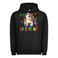 Pigment Black it's ok to be different Urban Hoodie - Zillion Design Studio