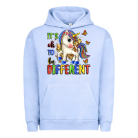 Pigment Grape Ice it's ok to be different Urban Hoodie - Zillion Design Studio
