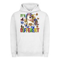 Pigment Lunar Rock it's ok to be different Urban Hoodie - Zillion Design Studio