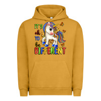 Pigment Peanut Butter it's ok to be different Urban Hoodie - Zillion Design Studio