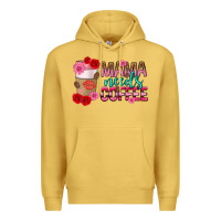 Antique Gold mama needs coffee mothers day Premium Hoodie - texasbilliewilder