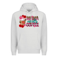 Dove Grey mama needs coffee mothers day Premium Hoodie - texasbilliewilder