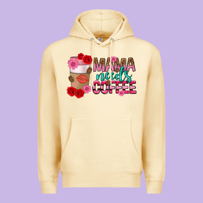 Mama Needs Coffee Mothers Day Premium Hoodie Designed By Texasbilliewilder
