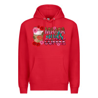 Red mama needs coffee mothers day Premium Hoodie - texasbilliewilder