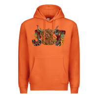 Carrot joy highland cow Premium Hoodie - RanaPortraitStore