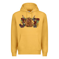 Mustard joy highland cow Premium Hoodie - RanaPortraitStore