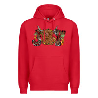 Red joy highland cow Premium Hoodie - RanaPortraitStore