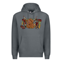 Rock joy highland cow Premium Hoodie - RanaPortraitStore