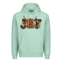 Seafoam joy highland cow Premium Hoodie - RanaPortraitStore