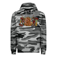 Slate Camo joy highland cow Premium Hoodie - RanaPortraitStore
