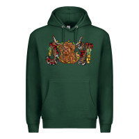 Sports Green joy highland cow Premium Hoodie - RanaPortraitStore