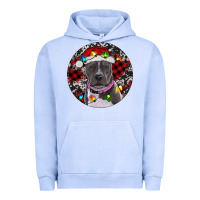 Pigment Grape Ice pitbull and buffalo plaid Urban Hoodie - RanaPortraitStore