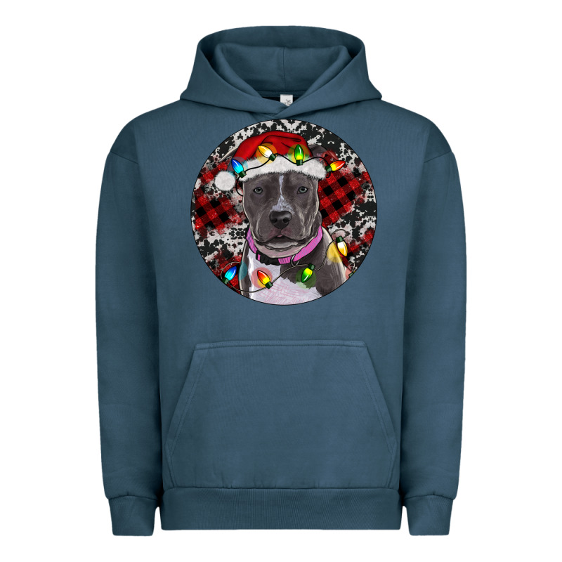 Pitbull And Buffalo Plaid Urban Hoodie by RanaPortraitStore | Teevron