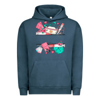 Pigment Midnight Navy custom name nurse Urban Hoodie - texasbilliewilder