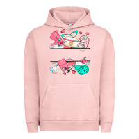 Pigment Salmon custom name nurse Urban Hoodie - texasbilliewilder