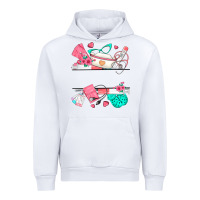 White custom name nurse Urban Hoodie - texasbilliewilder