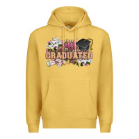 Antique Gold just graduated Premium Hoodie - Zillion Design Studio