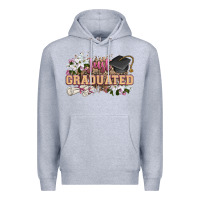 Heather Grey just graduated Premium Hoodie - Zillion Design Studio