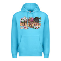 Ocean Blue just graduated Premium Hoodie - Zillion Design Studio
