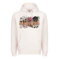 Pale Pink just graduated Premium Hoodie - Zillion Design Studio
