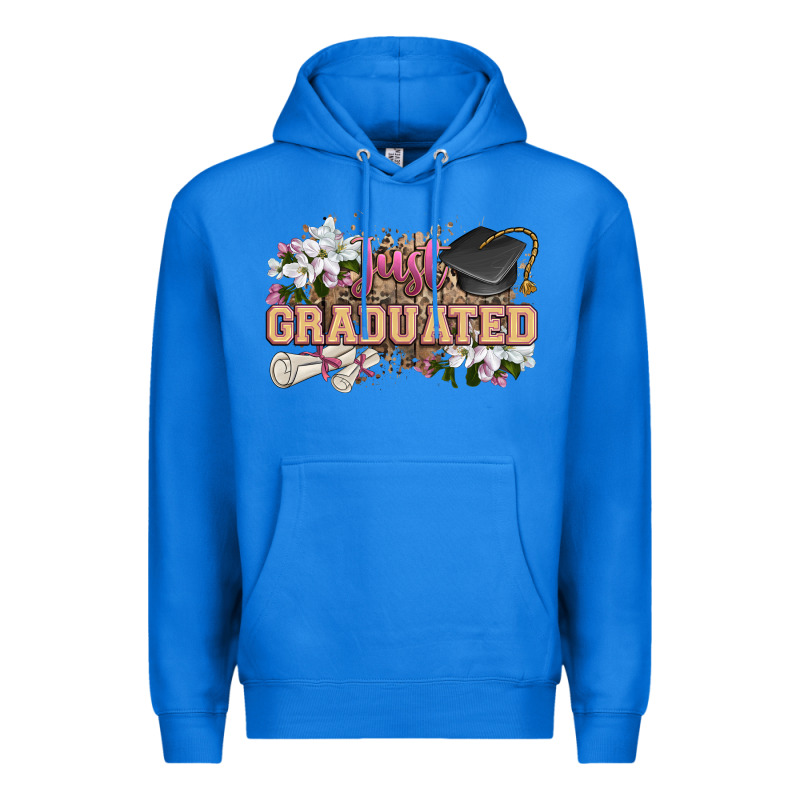 Just Graduated Premium Hoodie by Zillion Design Studio | Teevron