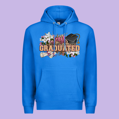 Just Graduated Premium Hoodie Designed By Zillion Design Studio