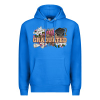 True Royal just graduated Premium Hoodie - Zillion Design Studio