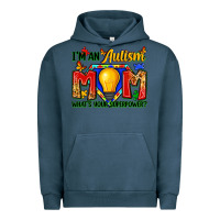Pigment Midnight Navy i'm an autism mom what's your superpower Urban Hoodie - Zillion Design Studio