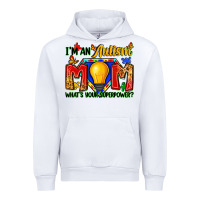 White i'm an autism mom what's your superpower Urban Hoodie - Zillion Design Studio