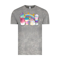 Cloud Rock Unicorn Coffee Cups Vintage Tee - Artiststas