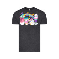 Vintage Black Unicorn Coffee Cups Vintage Tee - Artiststas