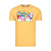Vintage Mustard Unicorn Coffee Cups Vintage Tee - Artiststas