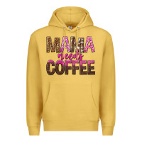 Antique Gold mama needs coffee tbw Premium Hoodie - texasbilliewilder
