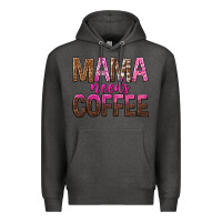 Charcoal Heather mama needs coffee tbw Premium Hoodie - texasbilliewilder
