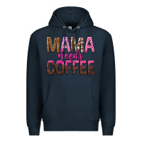 Navy mama needs coffee tbw Premium Hoodie - texasbilliewilder