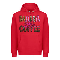 Red mama needs coffee tbw Premium Hoodie - texasbilliewilder