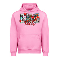 Fuchsia Pink ekg tech Urban Hoodie - texasbilliewilder
