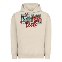 Pigment French Oak ekg tech Urban Hoodie - texasbilliewilder