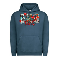 Pigment Midnight Navy ekg tech Urban Hoodie - texasbilliewilder