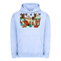 Pigment Grape Ice german shepherds coffee cups Urban Hoodie - Zillion Design Studio