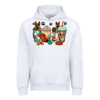 White german shepherds coffee cups Urban Hoodie - Zillion Design Studio