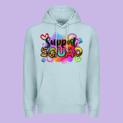 Support Squad Premium Hoodie Designed By Zillion Design Studio