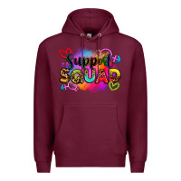 Burgundy support squad Premium Hoodie - Zillion Design Studio