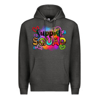 Charcoal Heather support squad Premium Hoodie - Zillion Design Studio