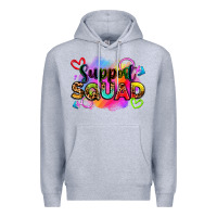 Heather Grey support squad Premium Hoodie - Zillion Design Studio