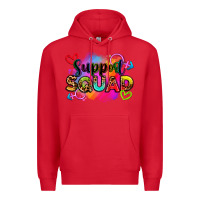 Red support squad Premium Hoodie - Zillion Design Studio
