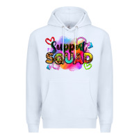 White support squad Premium Hoodie - Zillion Design Studio