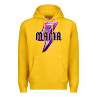 Lemon mama neon leopard lightning bolt Premium Hoodie - texasbilliewilder