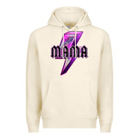 Tofu mama neon leopard lightning bolt Premium Hoodie - texasbilliewilder